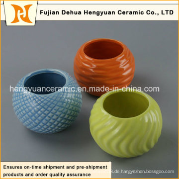 Haushalt Dekoration Farbe Keramik Blumentöpfe, Farbe Keramik Glas (Heimtextilien)